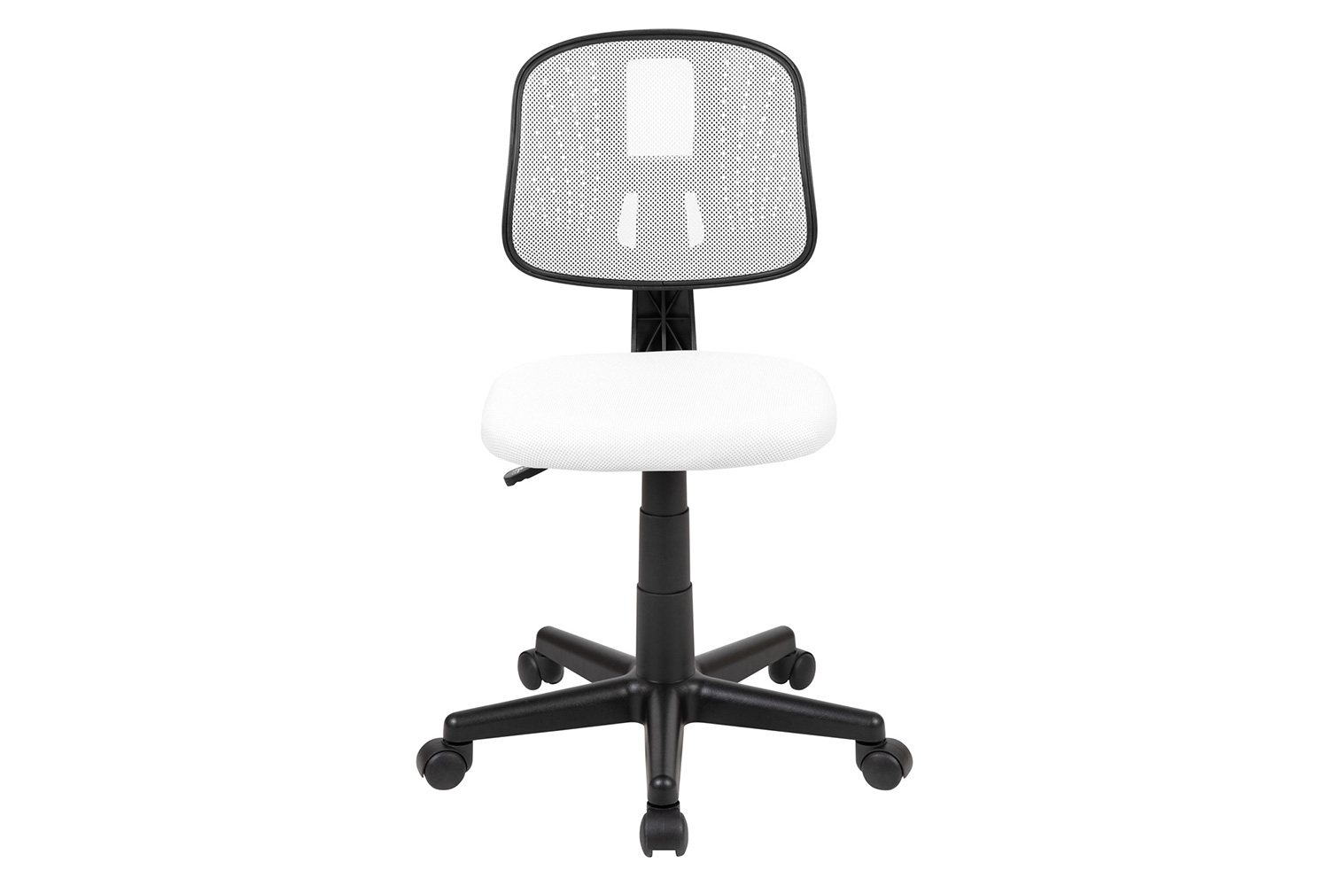 BLNK Flash Fundamentals Mid-Back Mesh Swivel Task Office Chair with Pivot Back - White