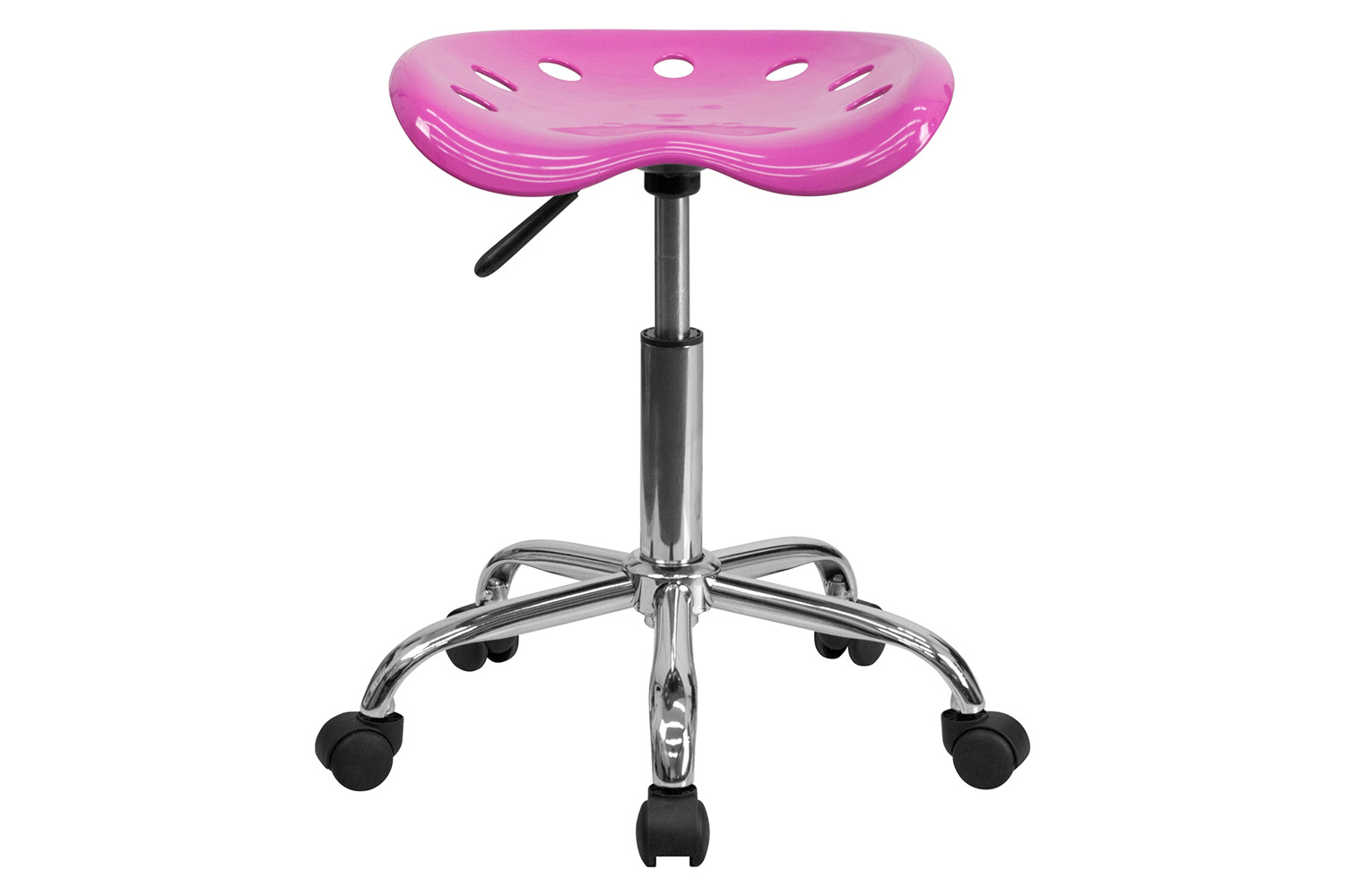 BLNK Taylor Vibrant Chrome Stool with Tractor Seat - Candy