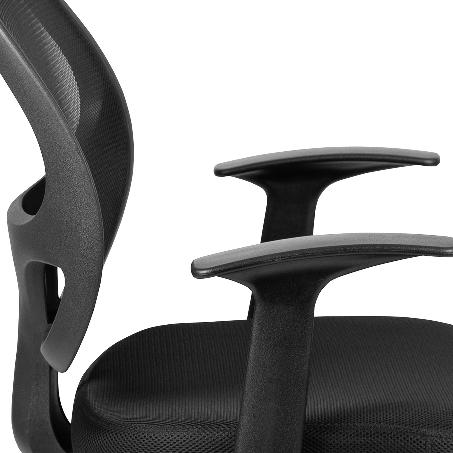 BLNK - Mallard Mid-Back Mesh Swivel Ergonomic Task Office Chair with T-Arms