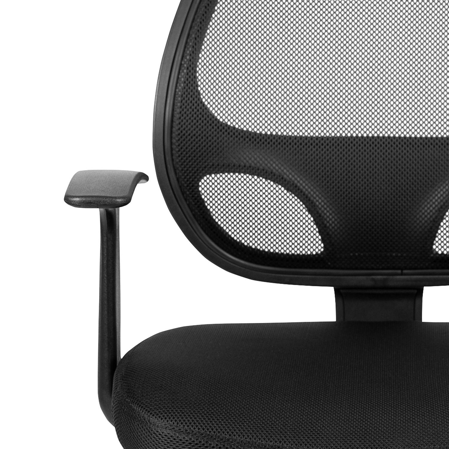 BLNK - Mallard Mid-Back Mesh Swivel Ergonomic Task Office Chair with T-Arms