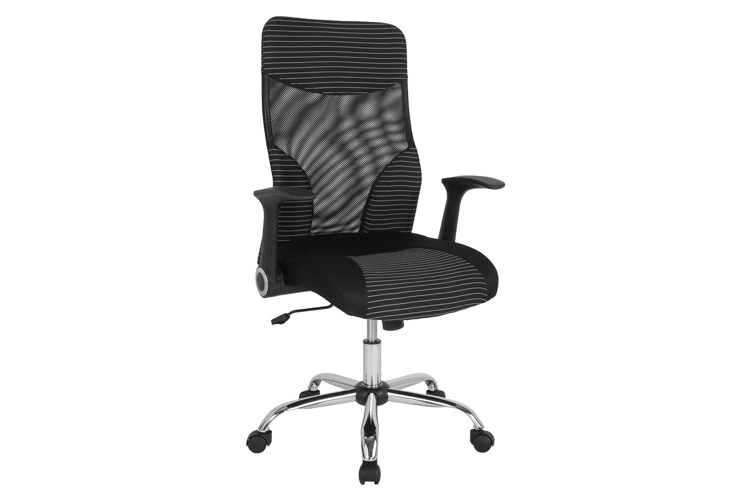 BLNK - Milford High-Back Ergonomic Office Chair with Contemporary Mesh Design in Black and White