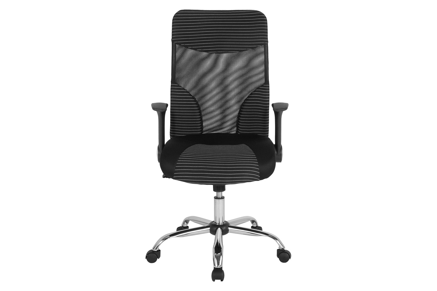 BLNK - Milford High-Back Ergonomic Office Chair with Contemporary Mesh Design in Black and White