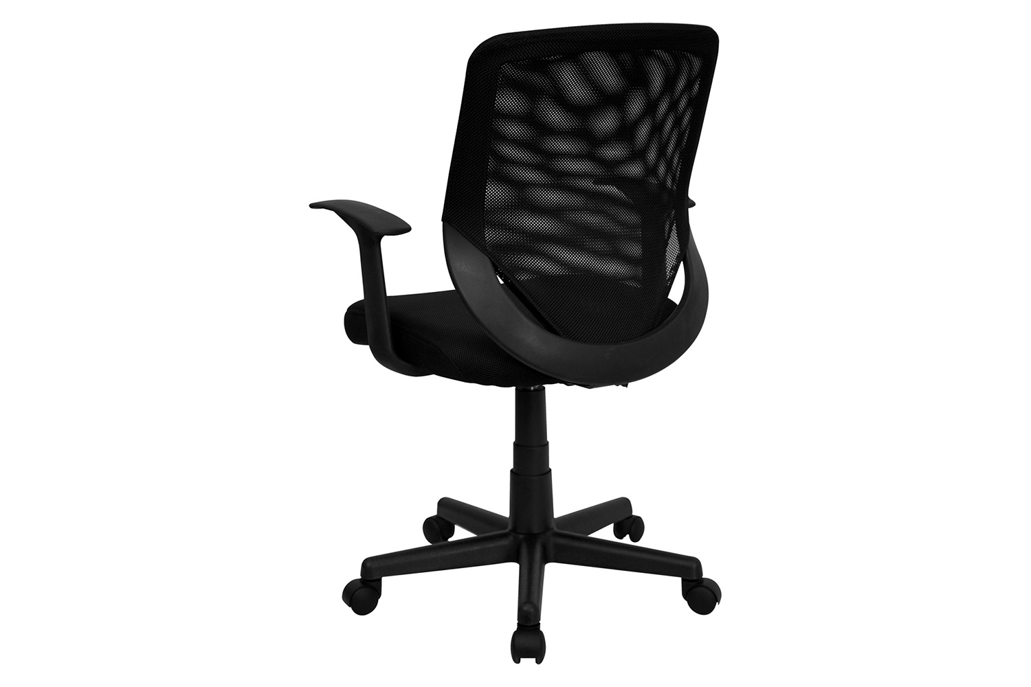 BLNK - Norris Mid-Back Mesh Tapered Back Swivel Task Office Chair with T-Arms