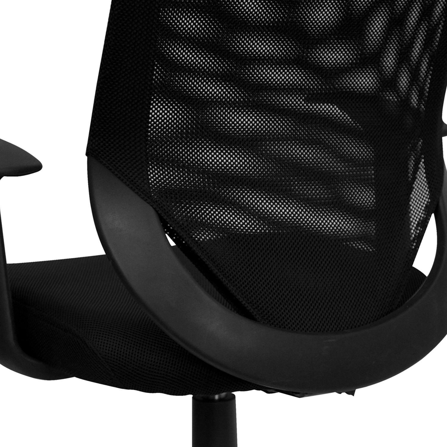 BLNK - Norris Mid-Back Mesh Tapered Back Swivel Task Office Chair with T-Arms