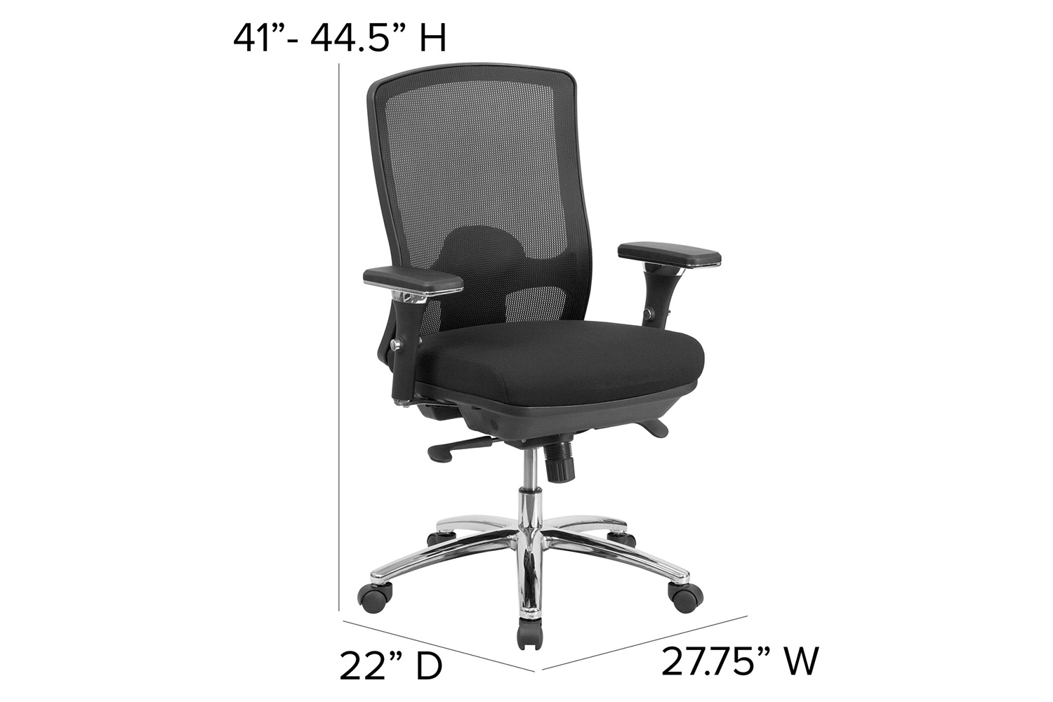 BLNK - HERCULES Series Mesh Multifunction Swivel Ergonomic Office Chair