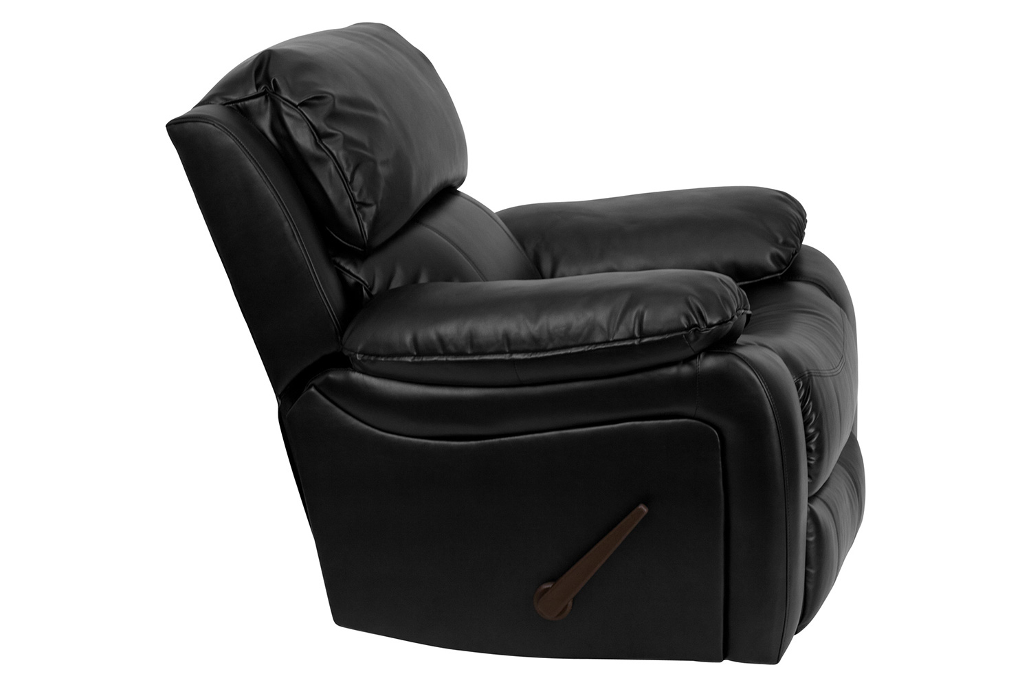 BLNK Kyle LeatherSoft Rocker Recliner - Black