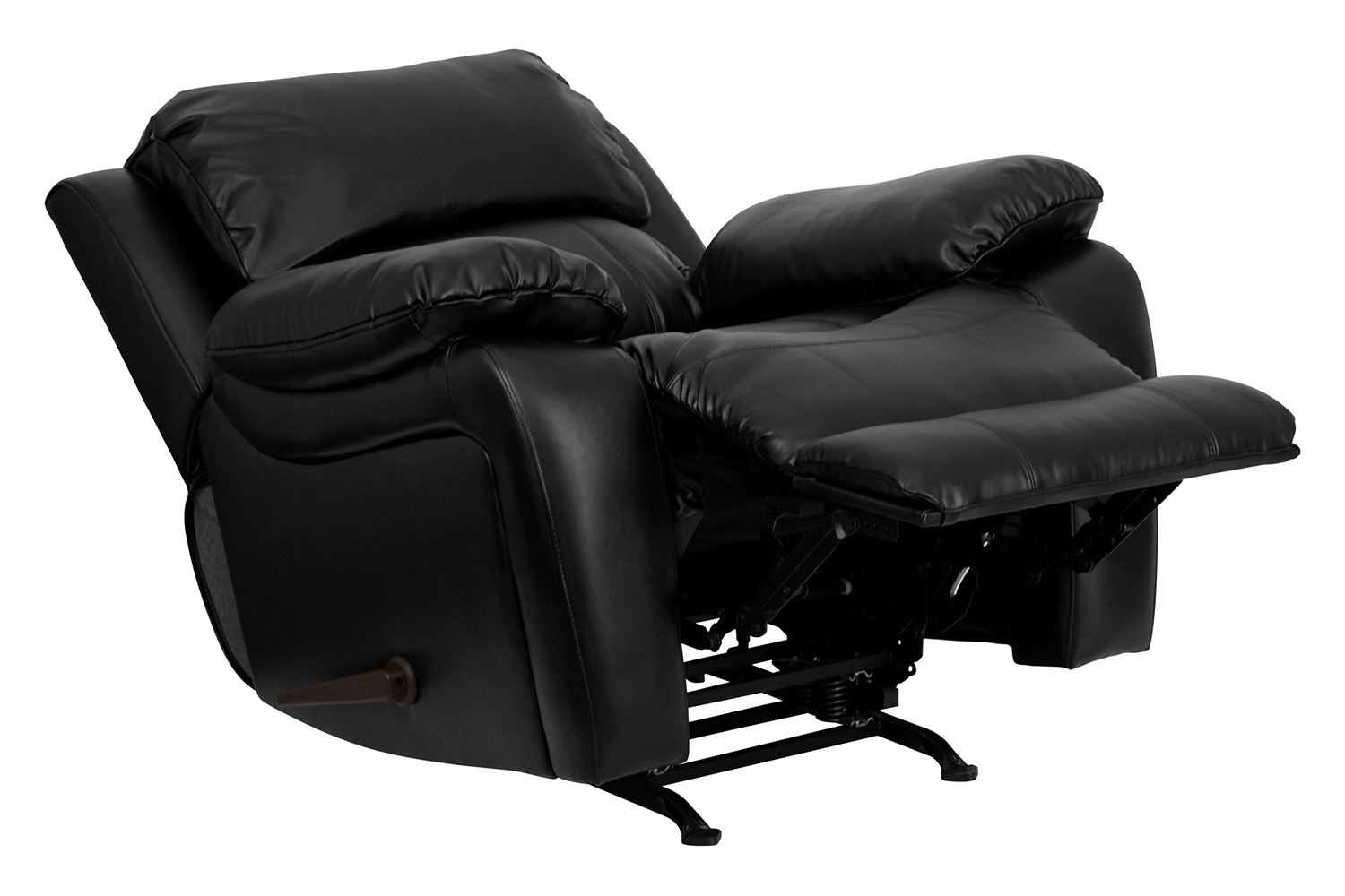 BLNK Kyle LeatherSoft Rocker Recliner - Black