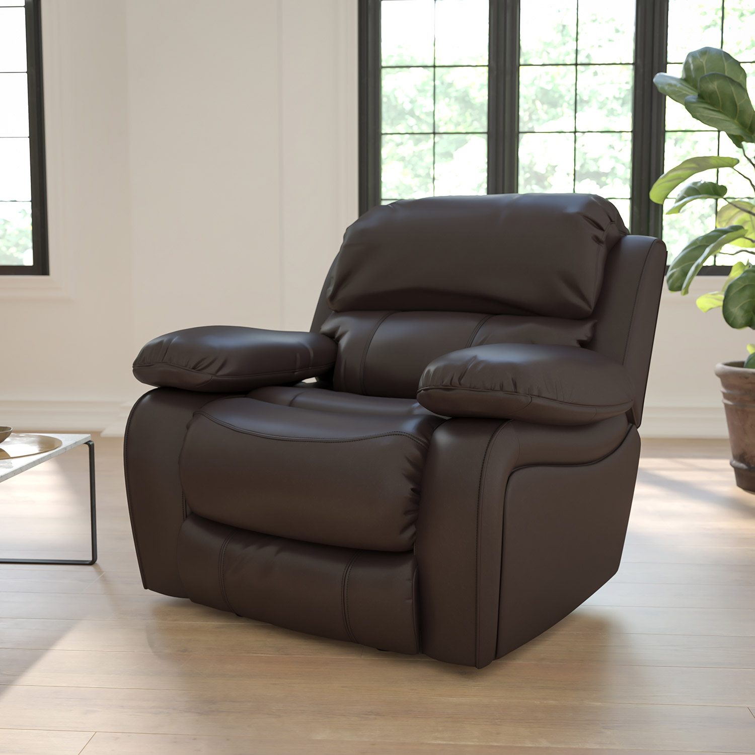 BLNK Kyle LeatherSoft Rocker Recliner