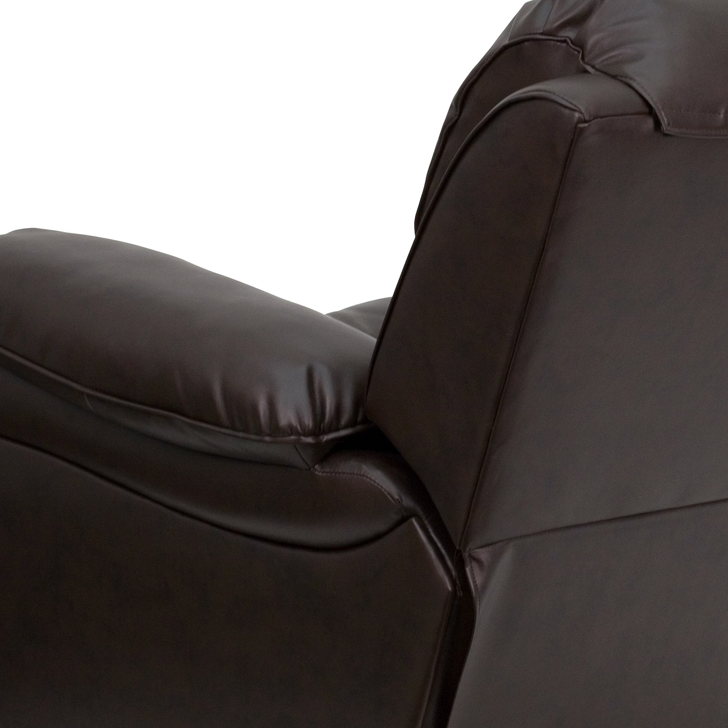 BLNK Kyle LeatherSoft Rocker Recliner - Brown