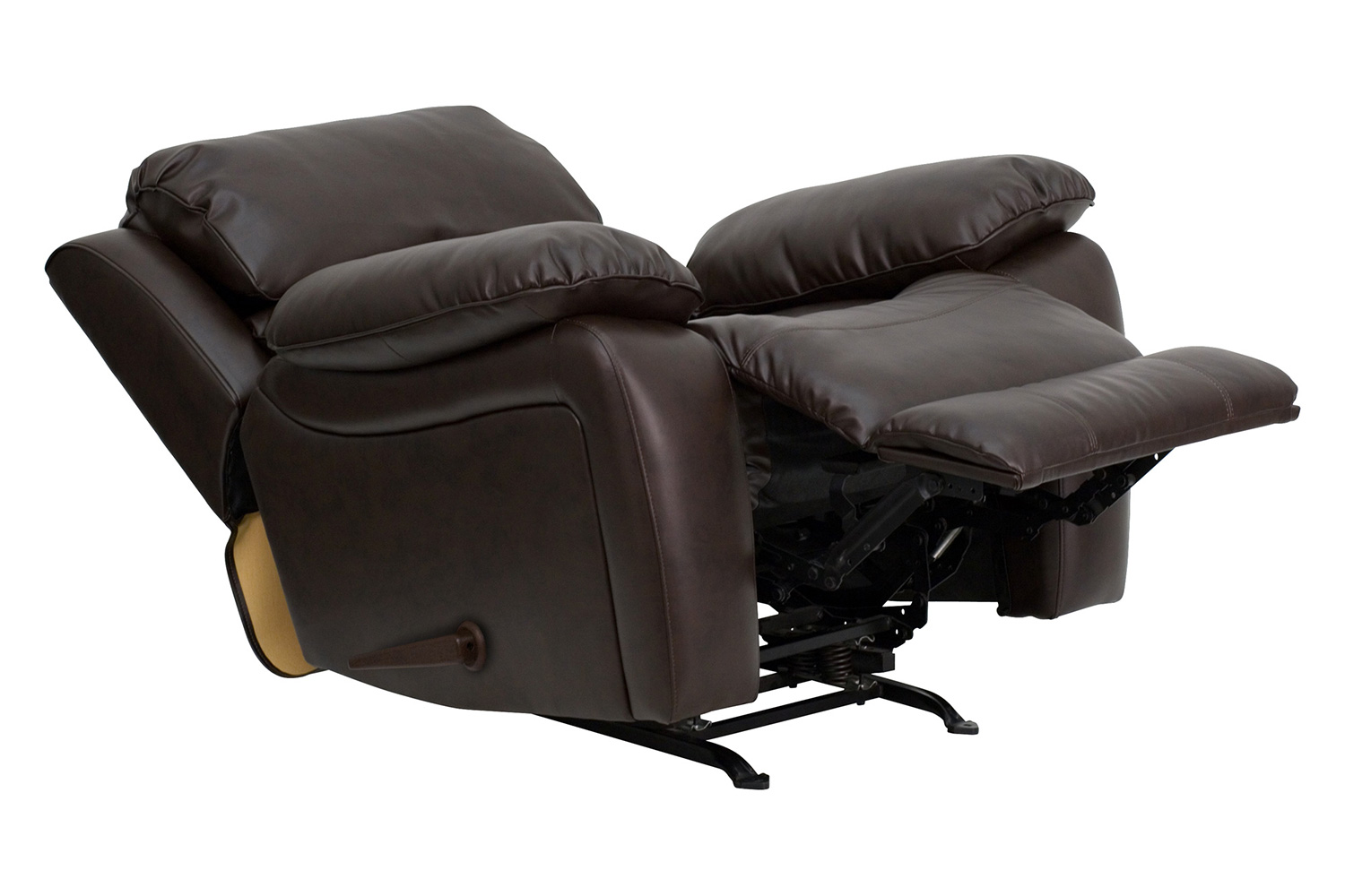 BLNK Kyle LeatherSoft Rocker Recliner - Brown