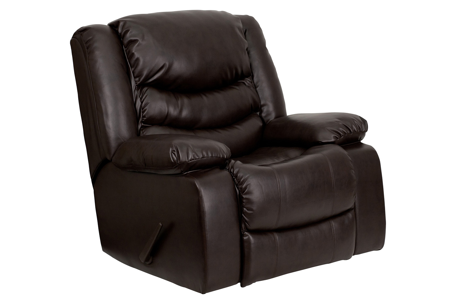 BLNK - Kyle LeatherSoft Lever Rocker Recliner with Padded Arms