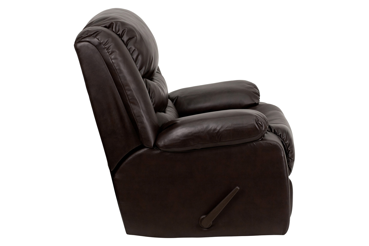 BLNK - Kyle LeatherSoft Lever Rocker Recliner with Padded Arms