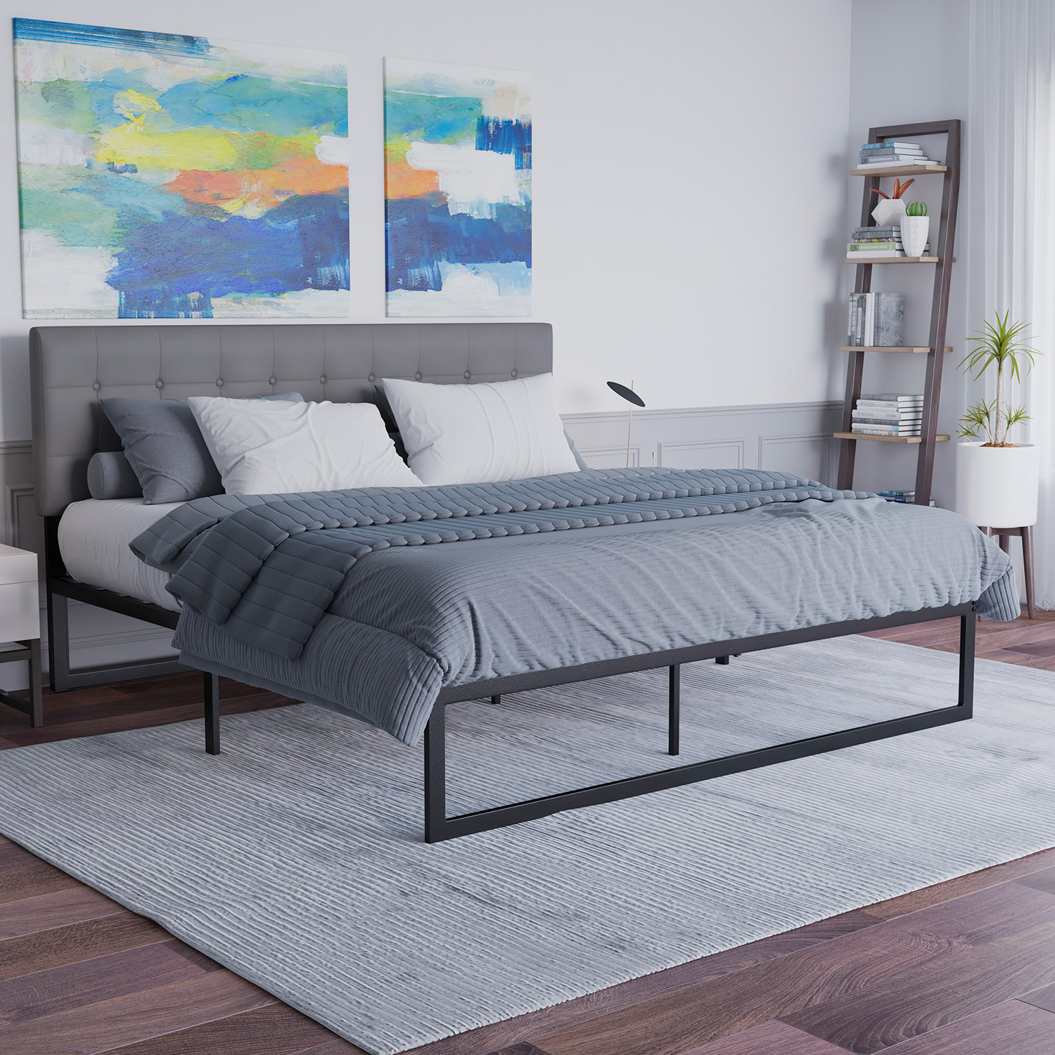 BLNK Bentley Platform Bed Frame - King Size