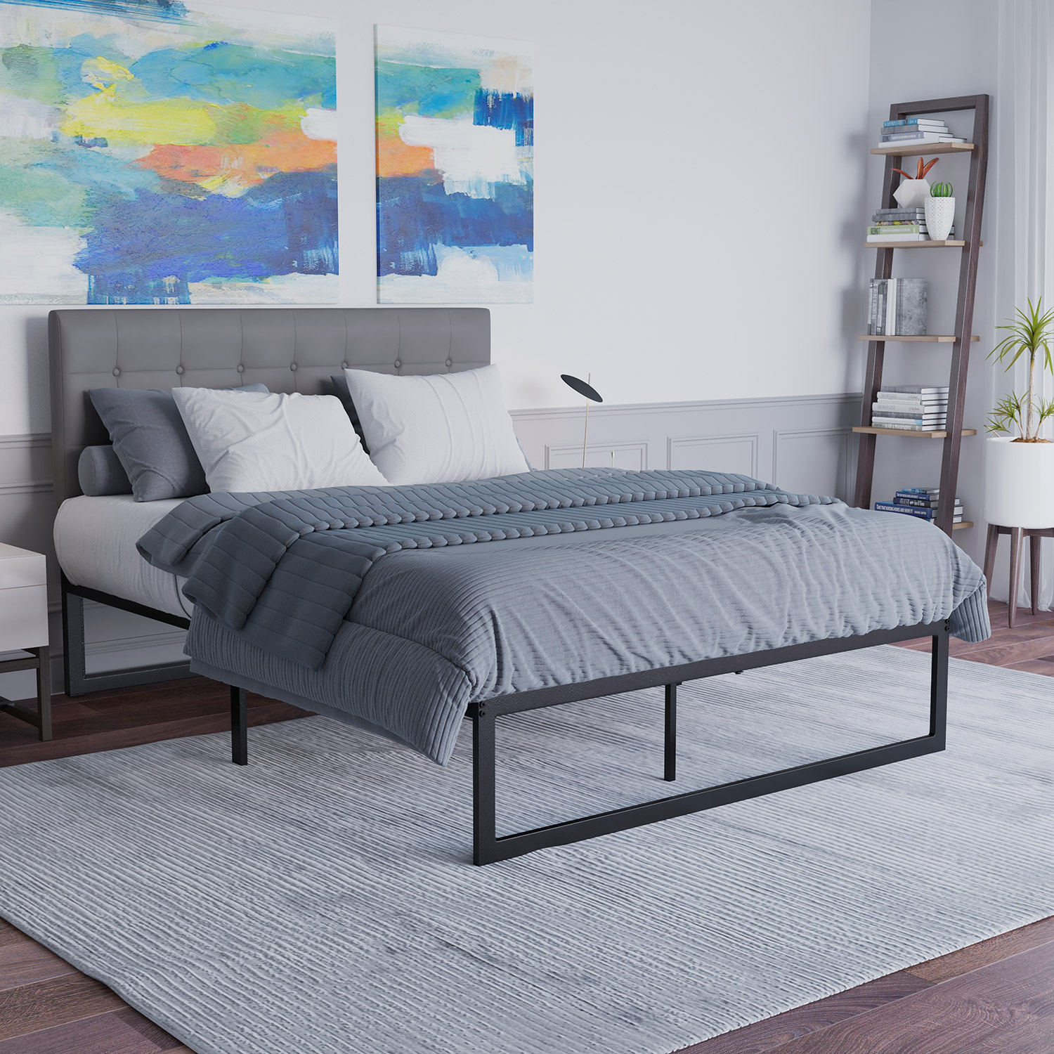 BLNK Bentley Platform Bed Frame - Queen Size