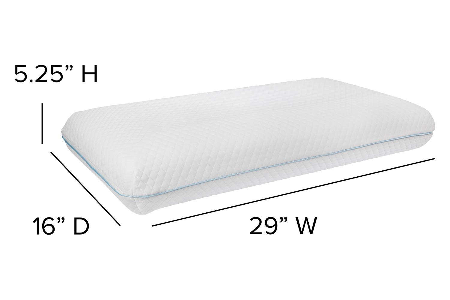 BLNK - Capri Comfortable Sleep Memory Foam Gel Pillow