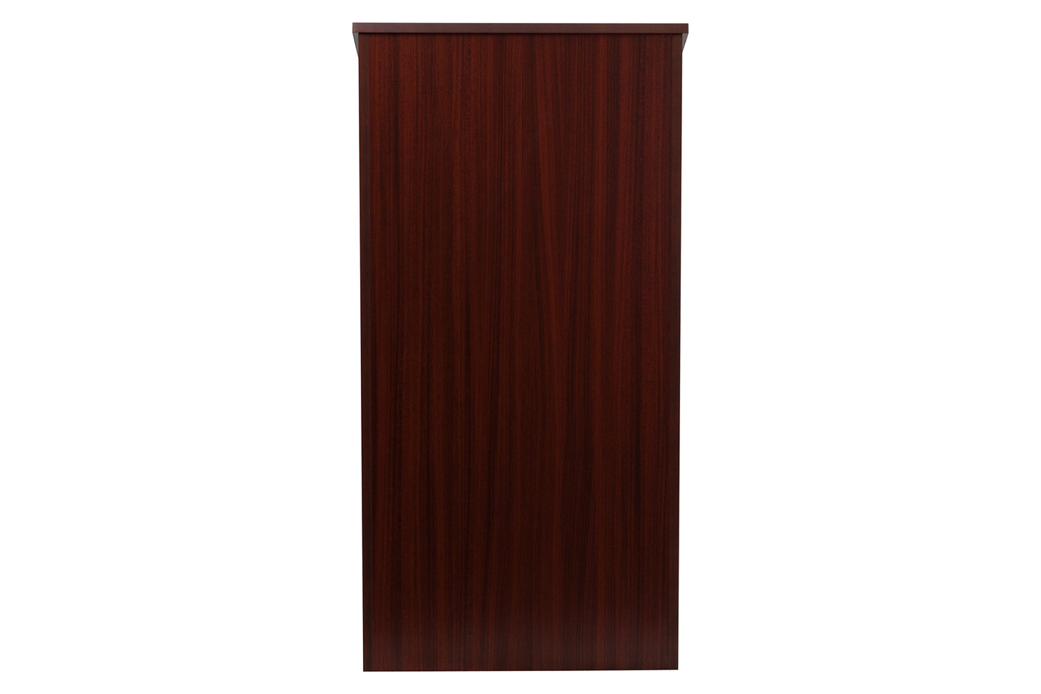 BLNK Mysta Laminate Stand-Up Lectern - Mahogany