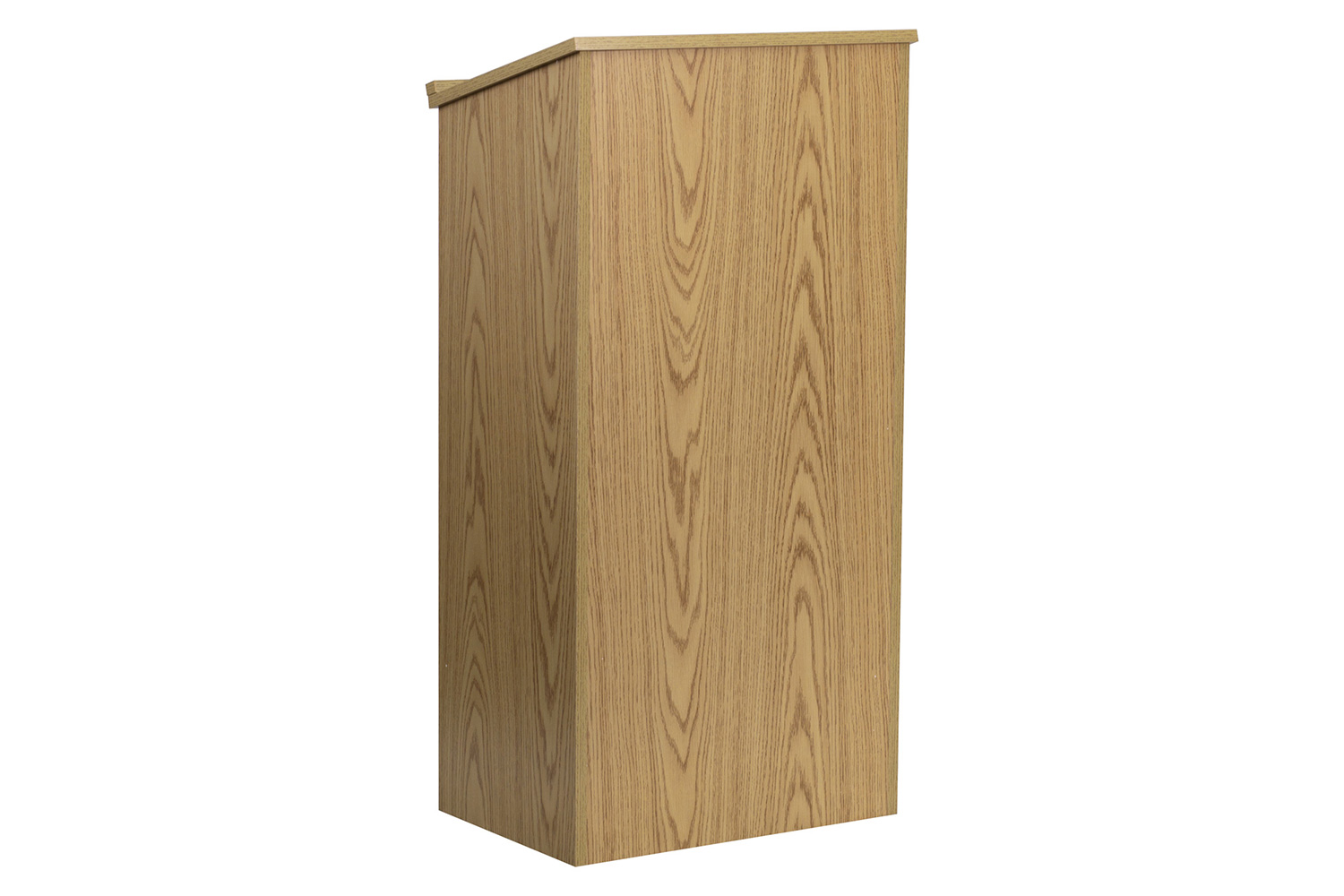 BLNK Mysta Laminate Stand-Up Lectern - Oak