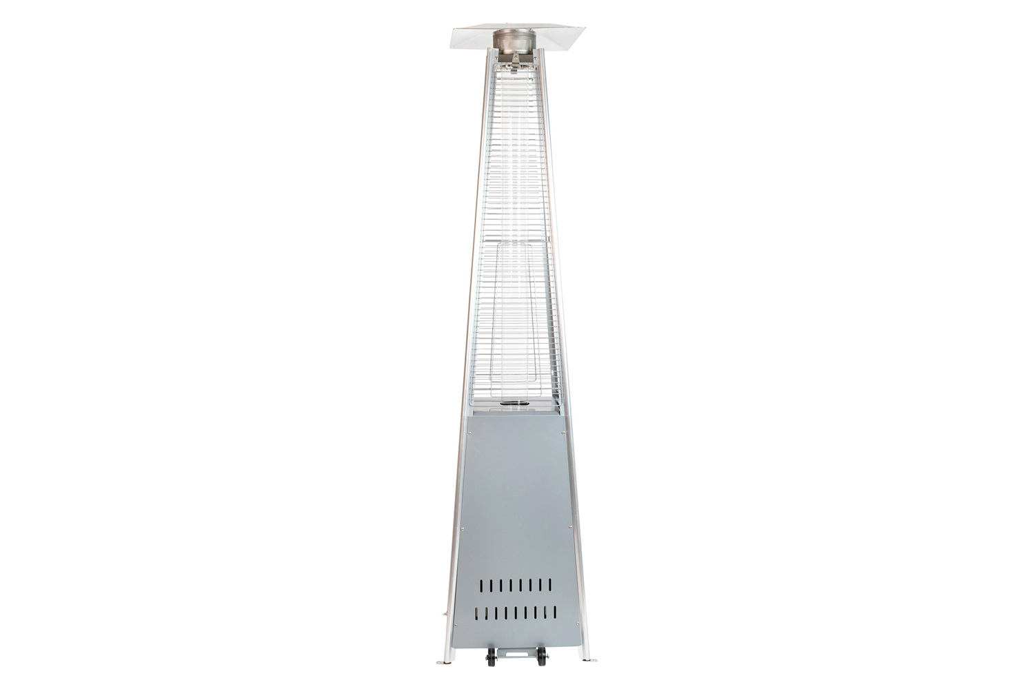 BLNK Sol Commercial Stainless Steel 42000 BTU Patio Outdoor Heating - Silver