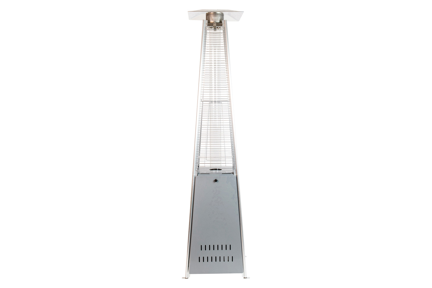 BLNK Sol Commercial Stainless Steel 42000 BTU Patio Outdoor Heating - Silver