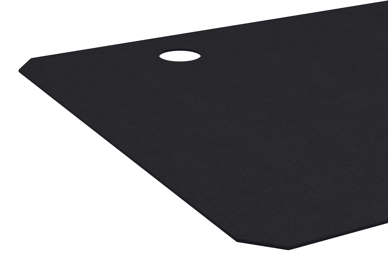 BLNK - Fisher Black Mega Size Extended Gaming Mouse Pad with Anti-Slip Rubber Base and Micro Weave Top