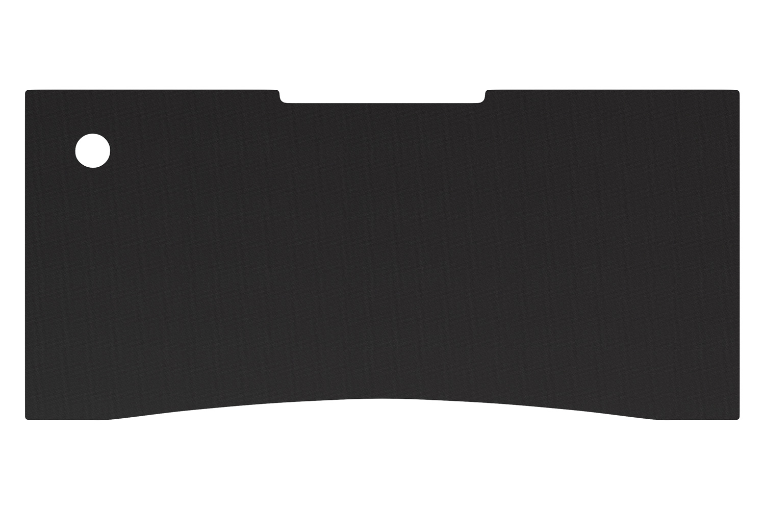 BLNK - Mallot Black Mega Size Extended Gaming Mouse Pad with Anti-Slip Rubber Base and Micro Weave Top