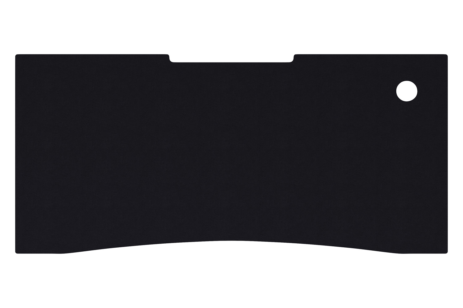 BLNK - Mallot Black Mega Size Extended Gaming Mouse Pad with Anti-Slip Rubber Base and Micro Weave Top