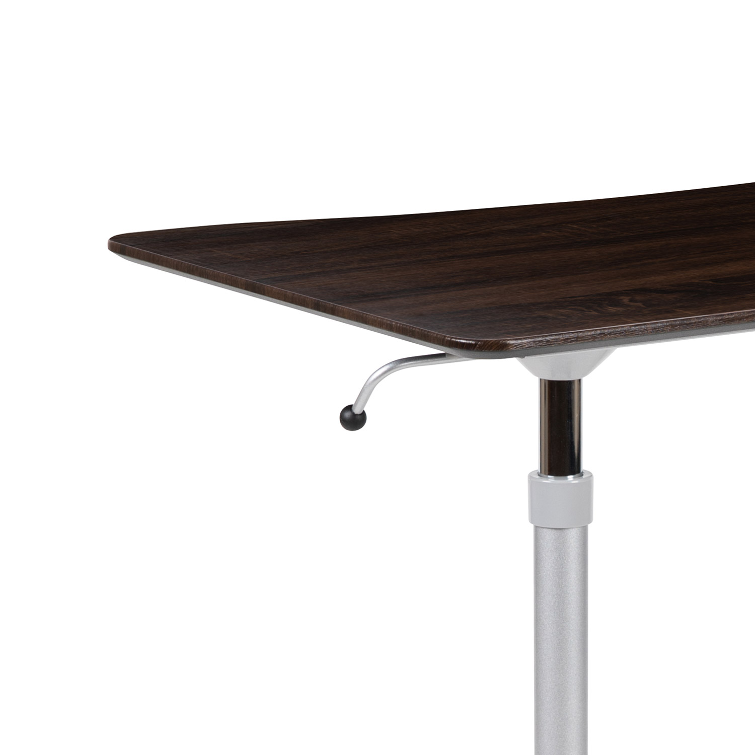 BLNK Merritt Stand-Up Computer Ergonomic Desk - Dark Wood Grain