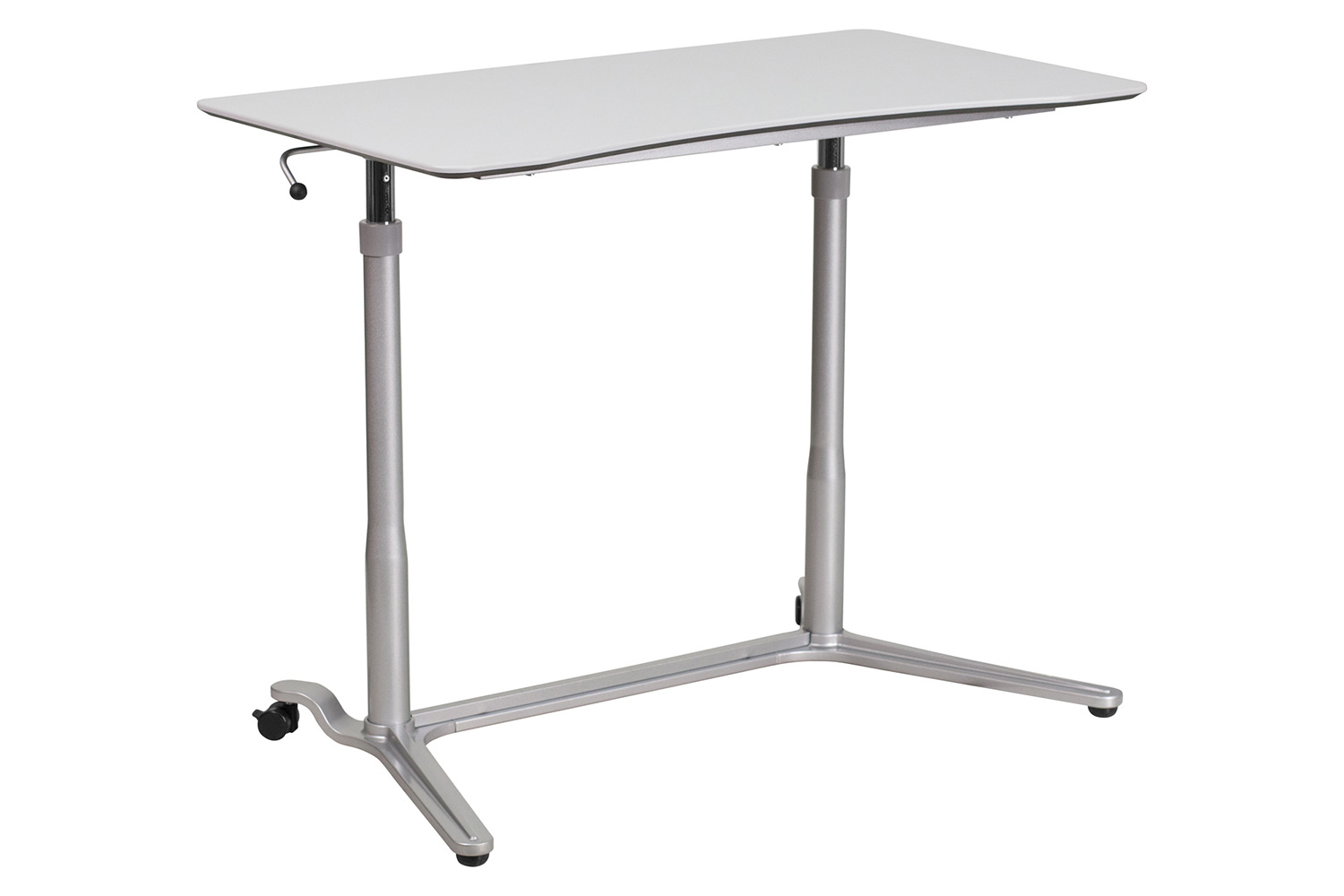 BLNK Merritt Stand-Up Computer Ergonomic Desk - Light Gray