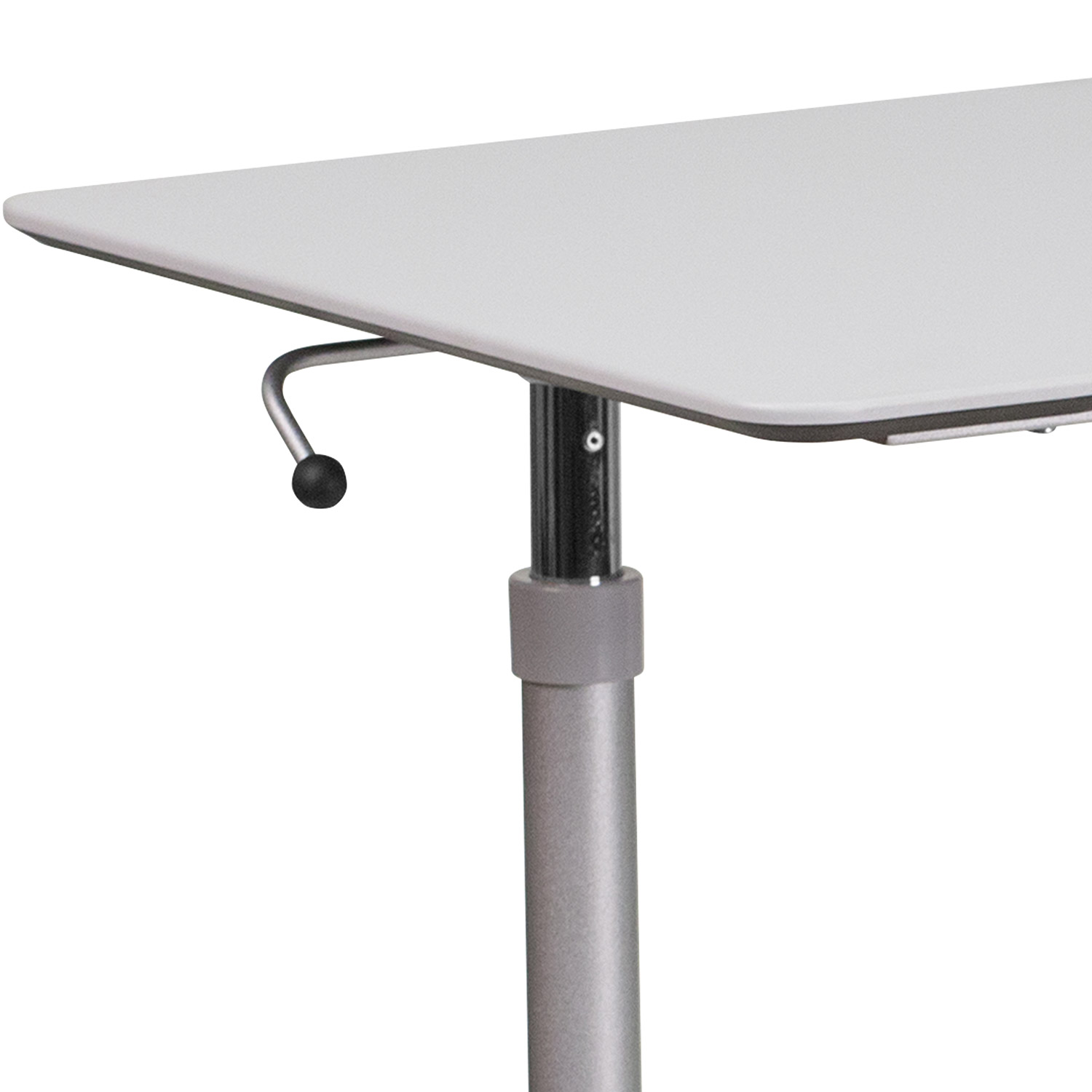 BLNK Merritt Stand-Up Computer Ergonomic Desk - Light Gray