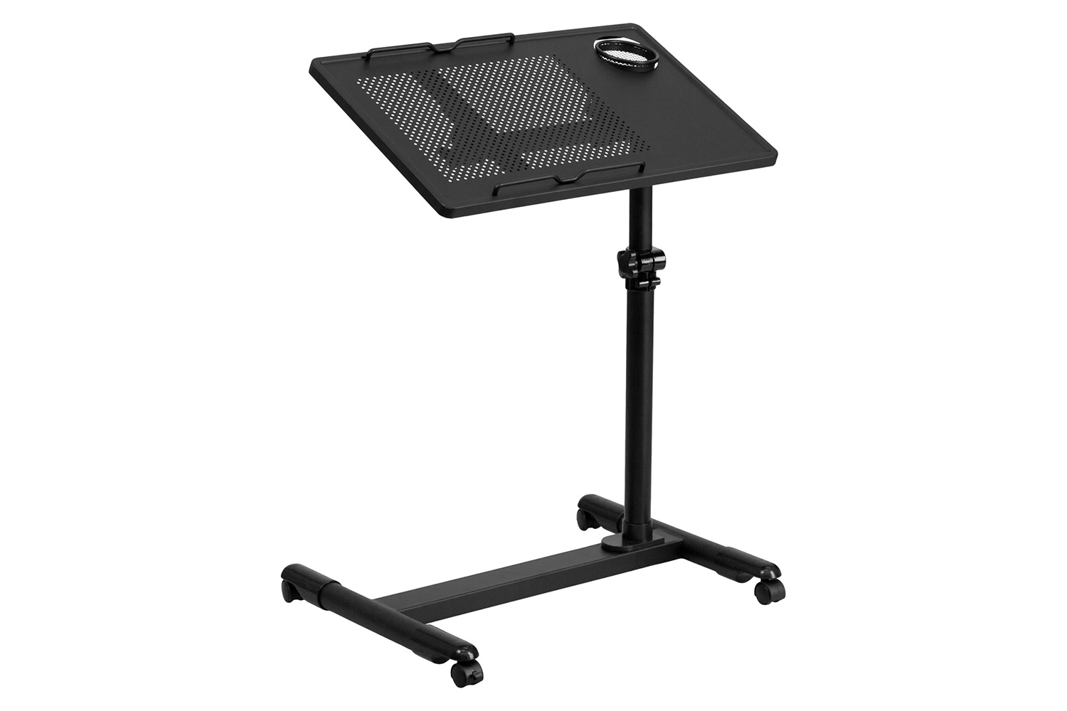 BLNK Macon Adjustable Height Steel Mobile Computer Desk