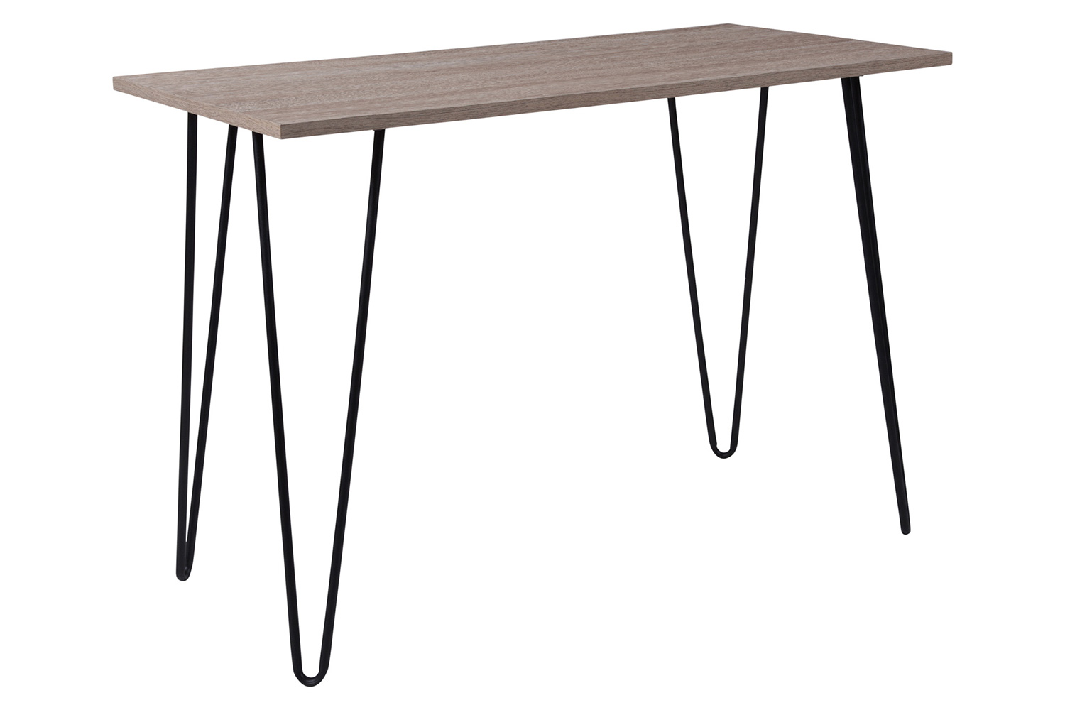 BLNK - Oak Park Collection Console Table with Black Metal Legs