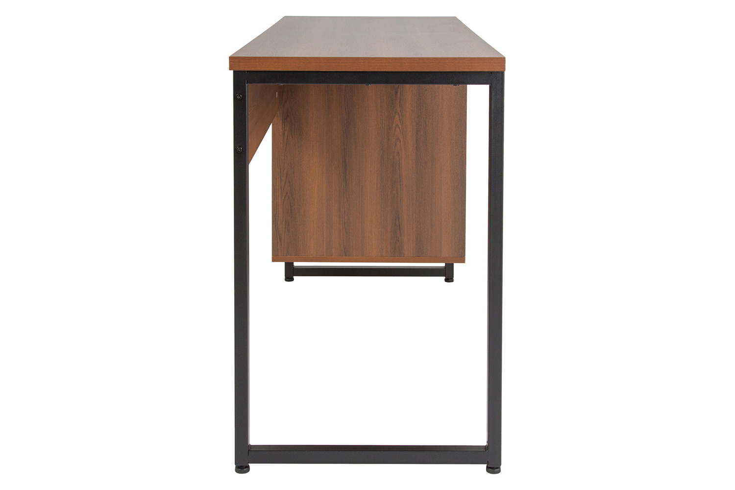 BLNK - Lincoln Collection Computer Desk in Rustic Wood Grain Finish