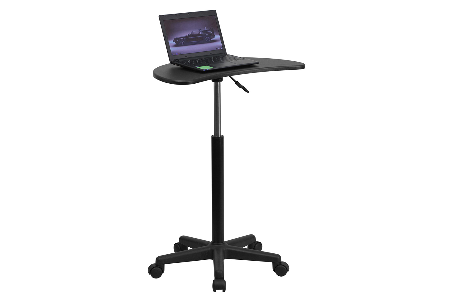 BLNK Eve Sit to Stand Mobile Laptop Computer Desk - Black