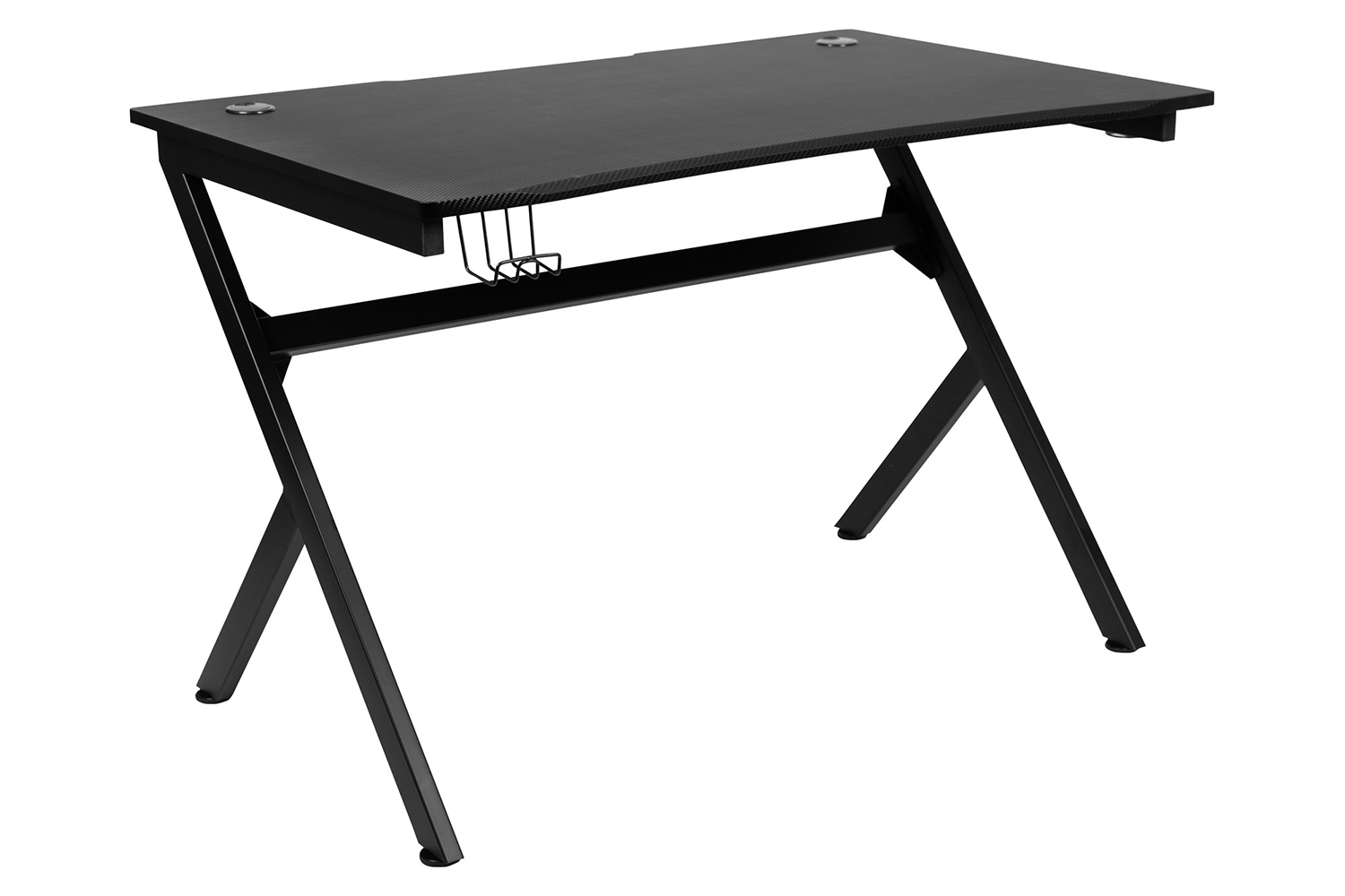 BLNK - Duncan Gaming Desk Computer Table Gamer Workstation with Headphone Holder and 2 Cable Management Holes