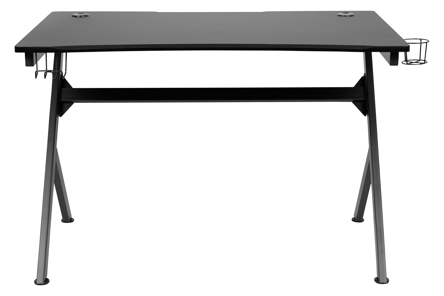 BLNK - Duncan Gaming Desk Computer Table Gamer Workstation with Headphone Holder and 2 Cable Management Holes