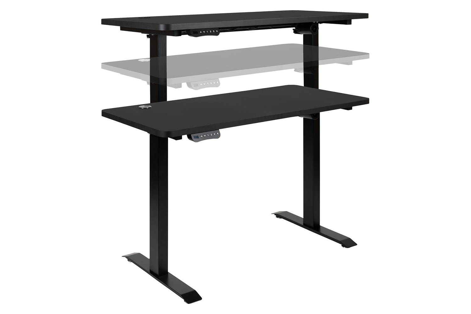 BLNK Tanner Electric Height Adjustable Standing Desk - Black