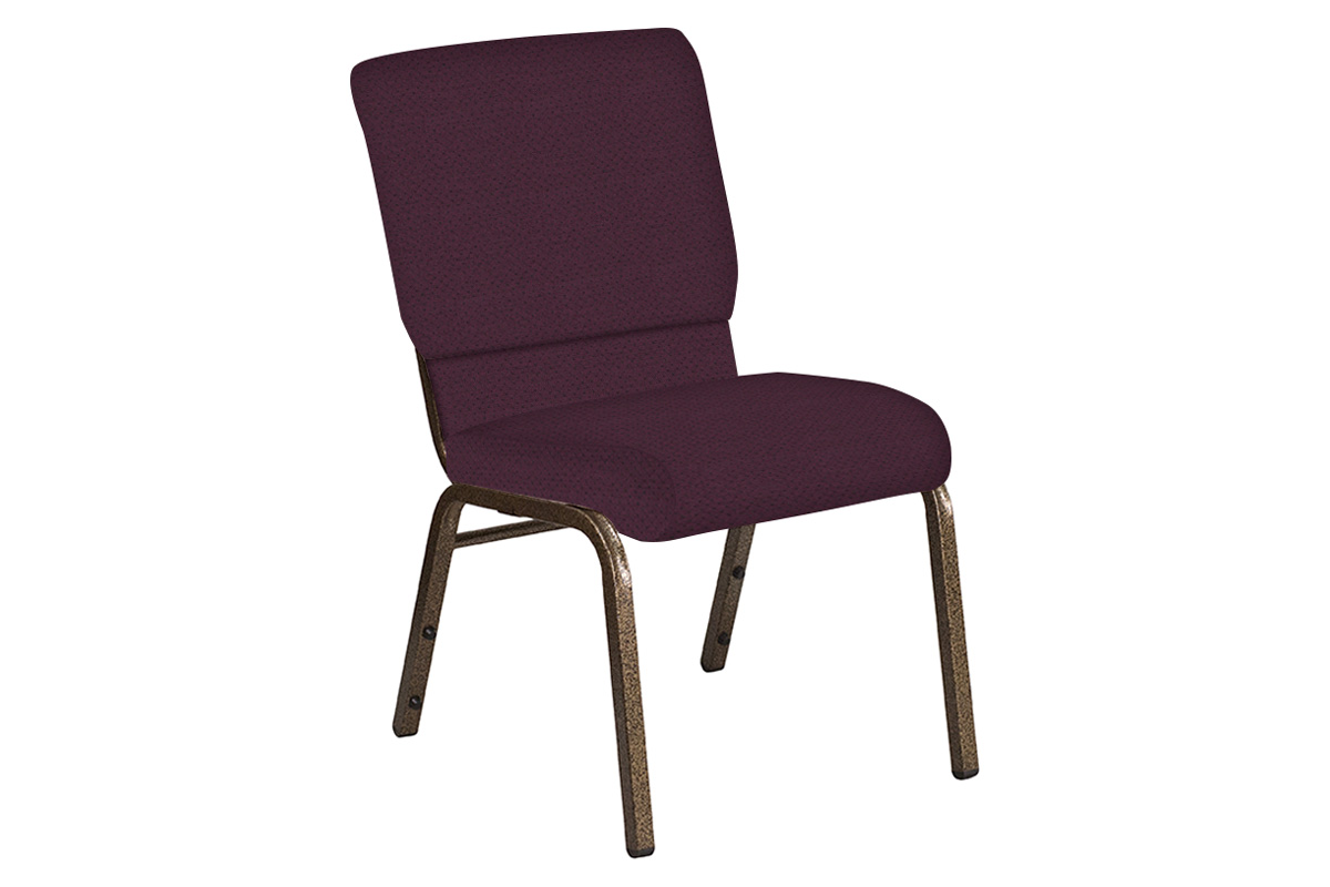 BLNK Church Chair in Neptune with Gold Vein Frame