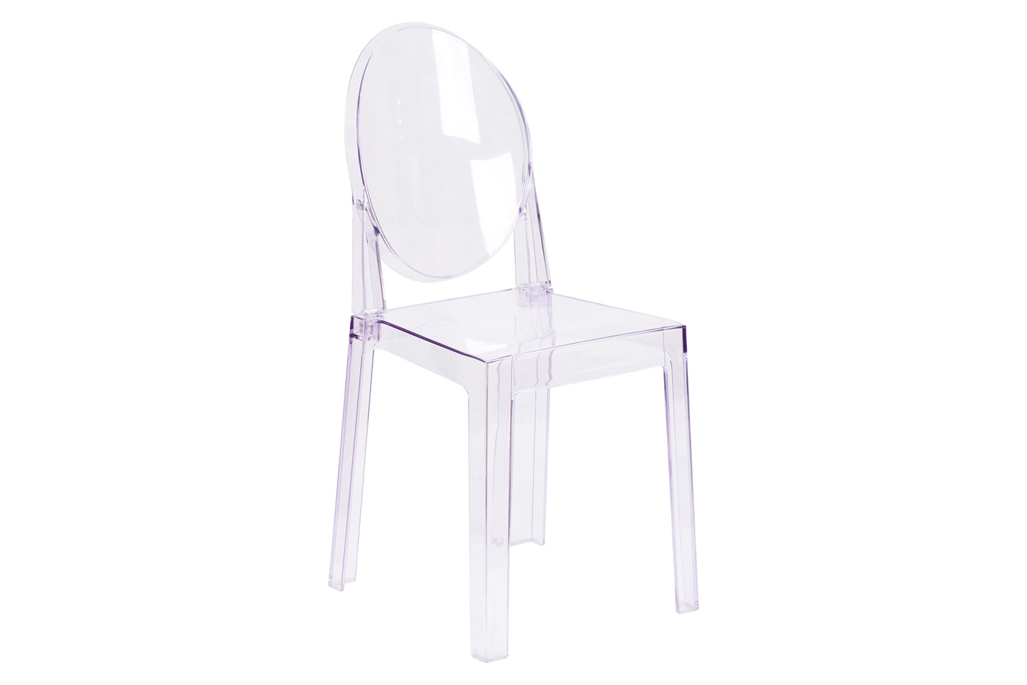 BLNK - Revna Ghost Chair with Oval Back