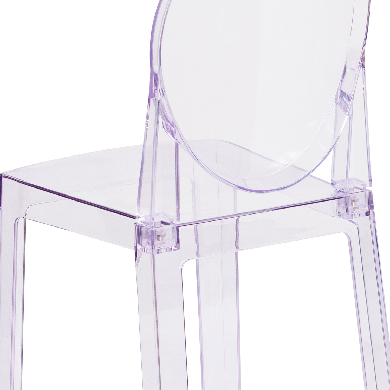 BLNK - Revna Ghost Chair with Oval Back