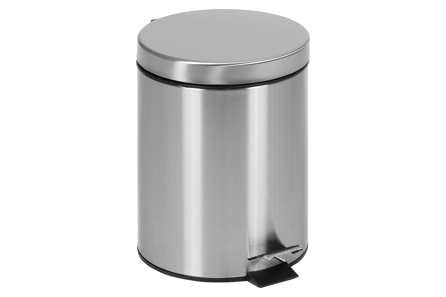 BLNK Round Stainless Steel Fingerprint Resistant Soft Close Step Trash Can - 1.3 Gallons (5L) - 1.3 Gall