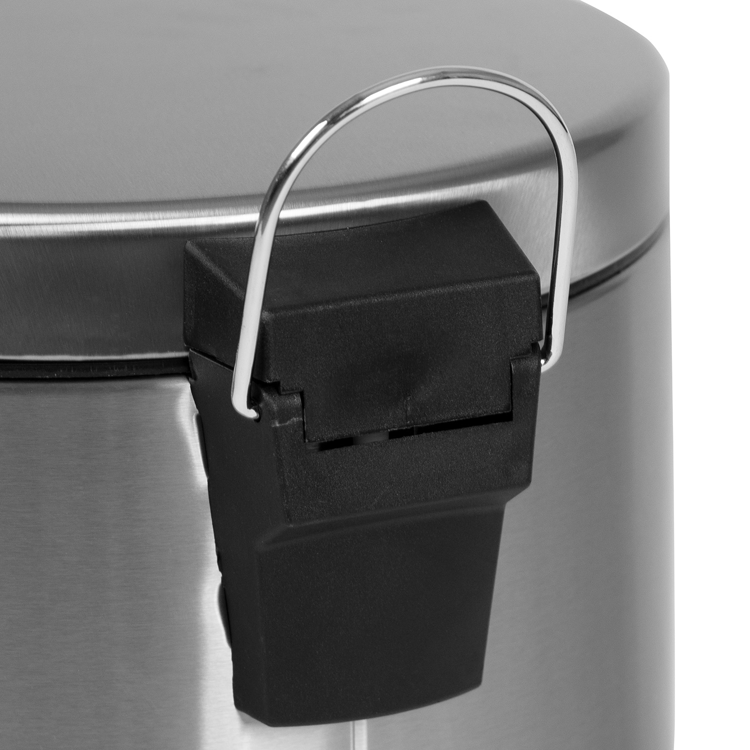 BLNK Round Stainless Steel Fingerprint Resistant Soft Close Step Trash Can - 1.3 Gallons (5L) - 1.3 Gall