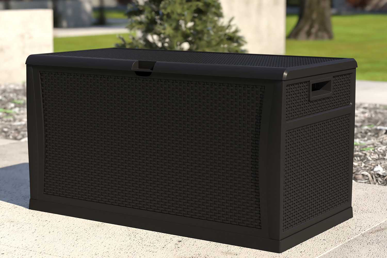 BLNK Nobu Outdoor 120 Gallon Plastic Deck Box