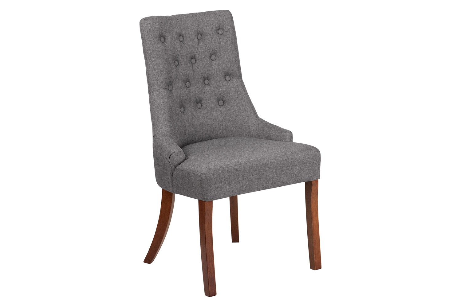 BLNK - HERCULES Paddington Series Gray Fabric Tufted Chair