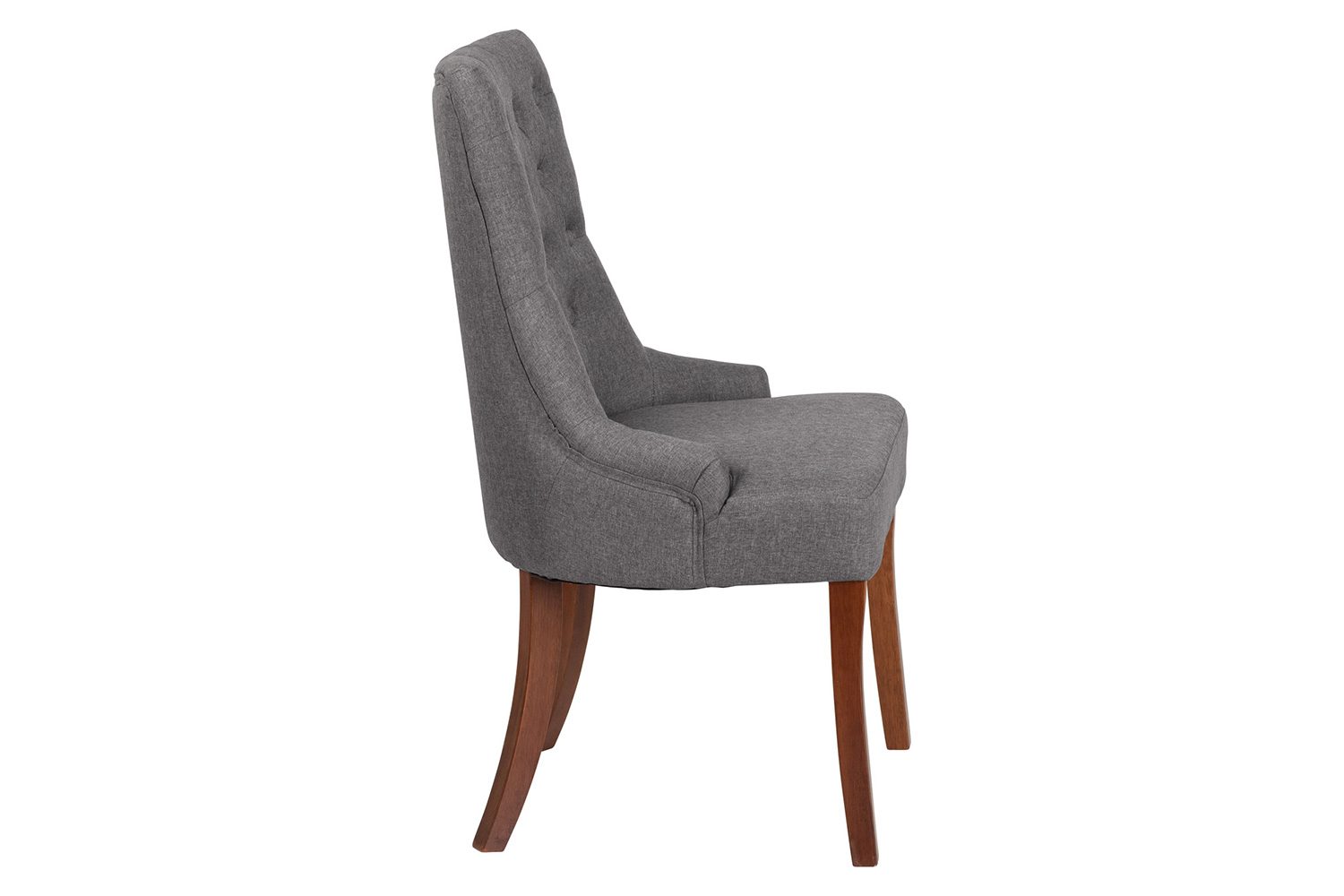 BLNK - HERCULES Paddington Series Gray Fabric Tufted Chair