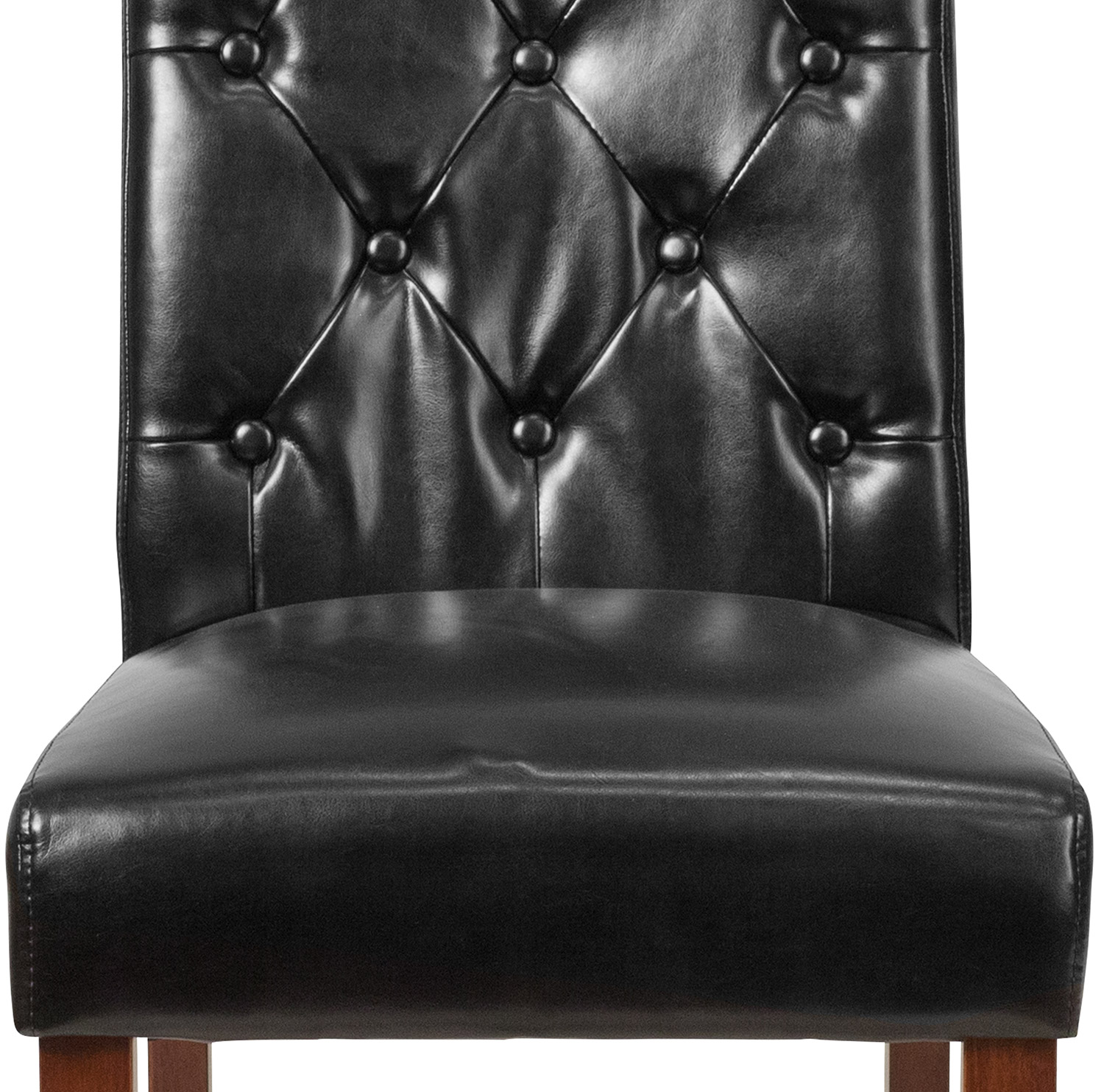 BLNK - HERCULES Grove Park Series LeatherSoft Tufted Parsons Chair