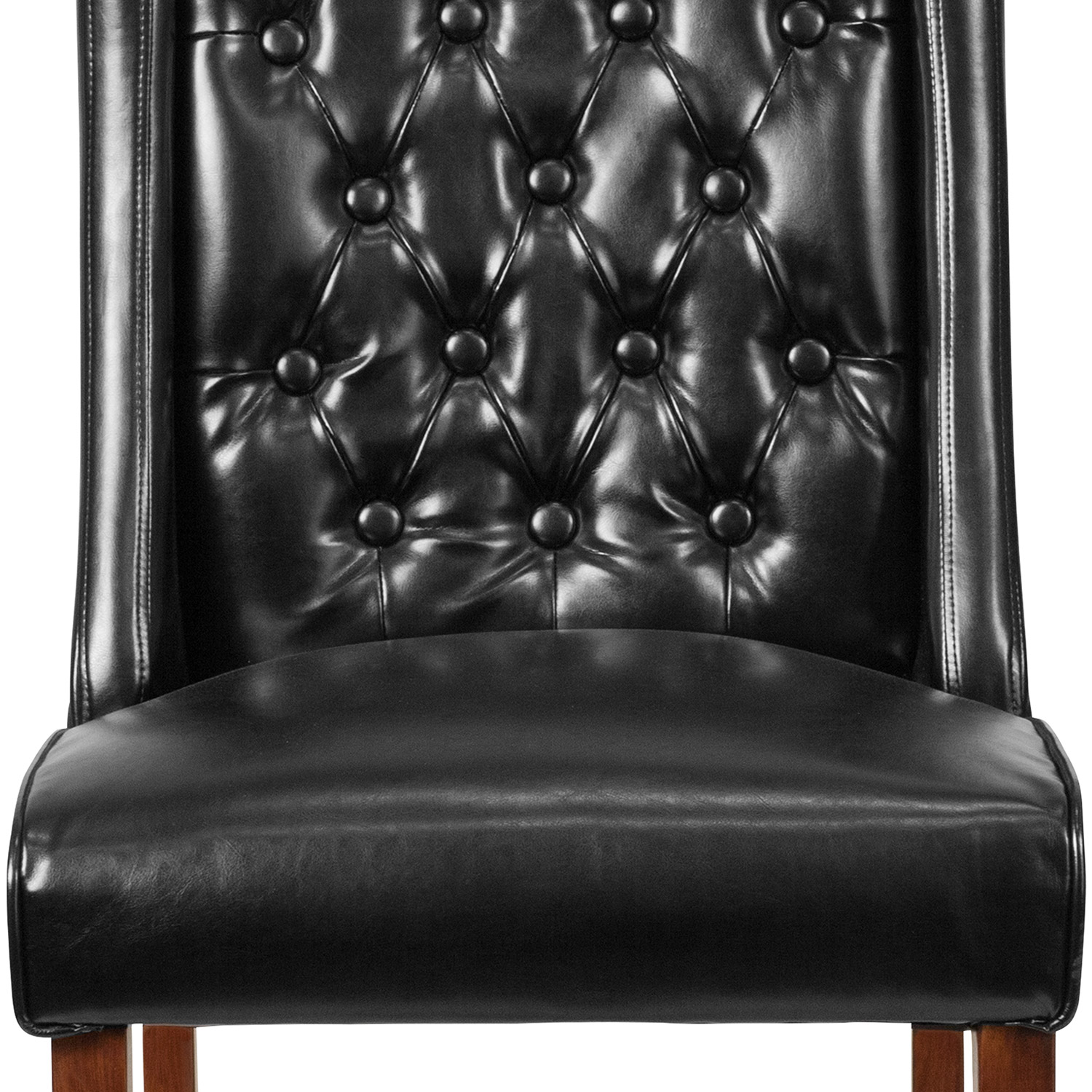 BLNK HERCULES Preston Series Tufted Parsons Chair - LeatherSoft