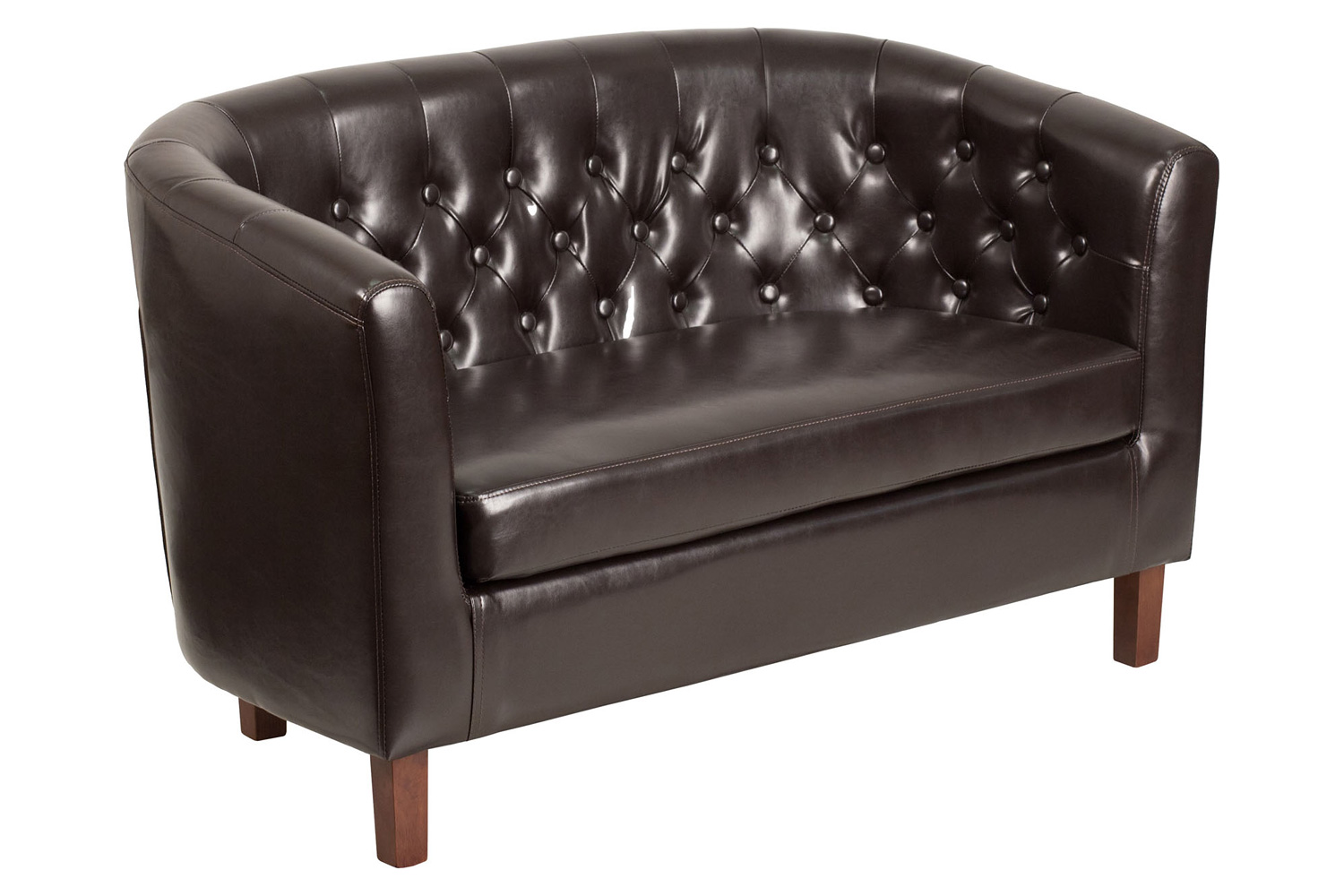 BLNK HERCULES Colindale Series LeatherSoft Loveseat