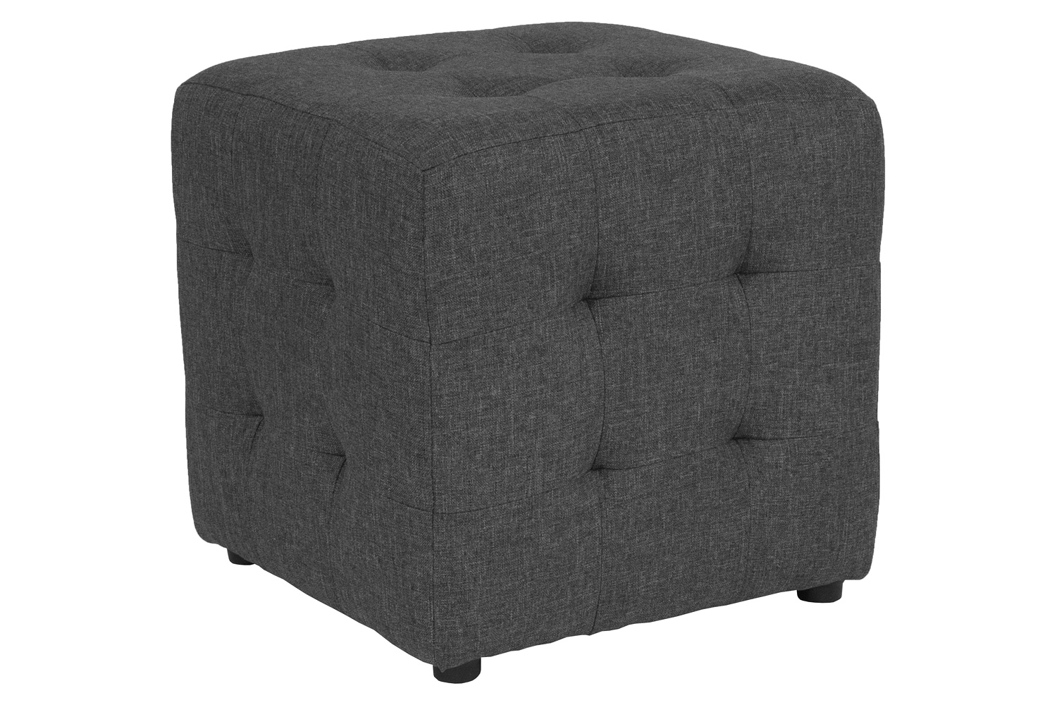 BLNK Avendale Fabric Tufted Upholstered Ottoman Pouf