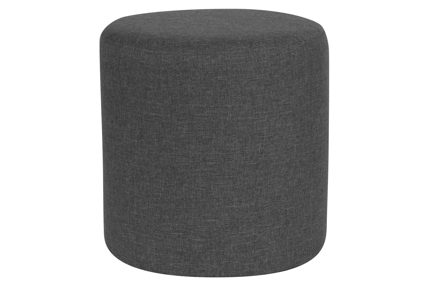 BLNK Barrington Round Fabric Upholstered Round Ottoman Pouf