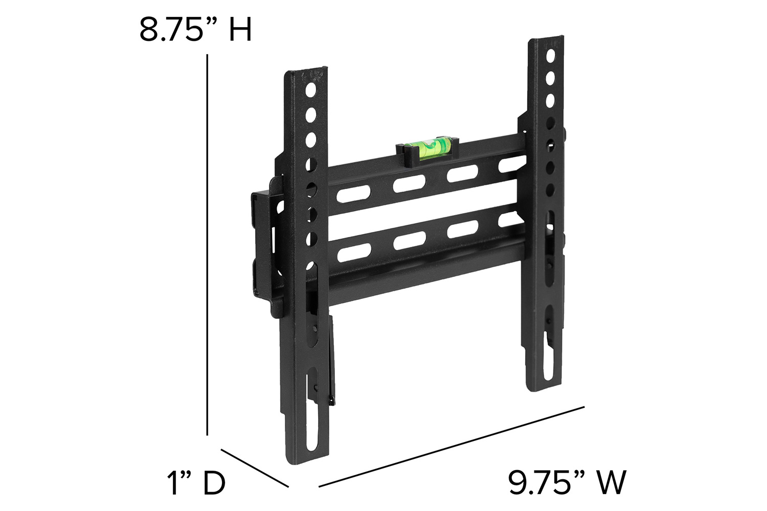 BLNK FLASH MOUNT Fixed TV Wall Mount with Built-In Level - fits TV's 17"- 42"